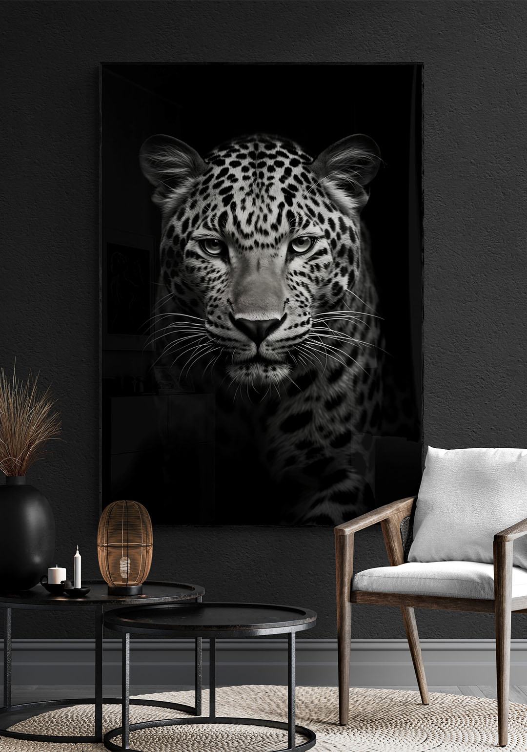 poster luipaard 50x70cm woonkamer