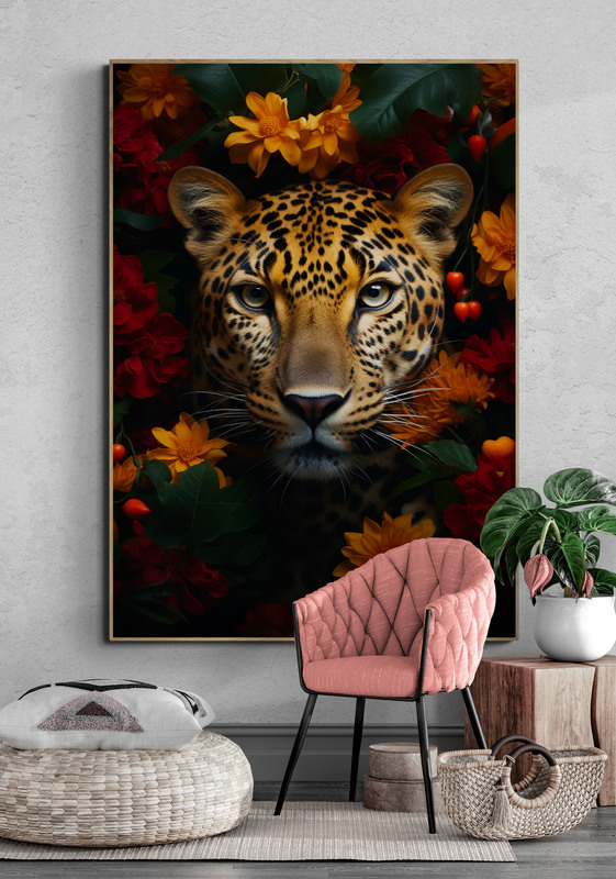 jaguar poster 50x70cm woonkamer