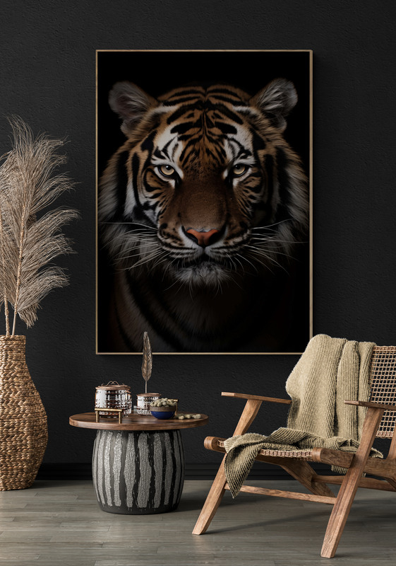 tijger portret poster 50x70cm keuken