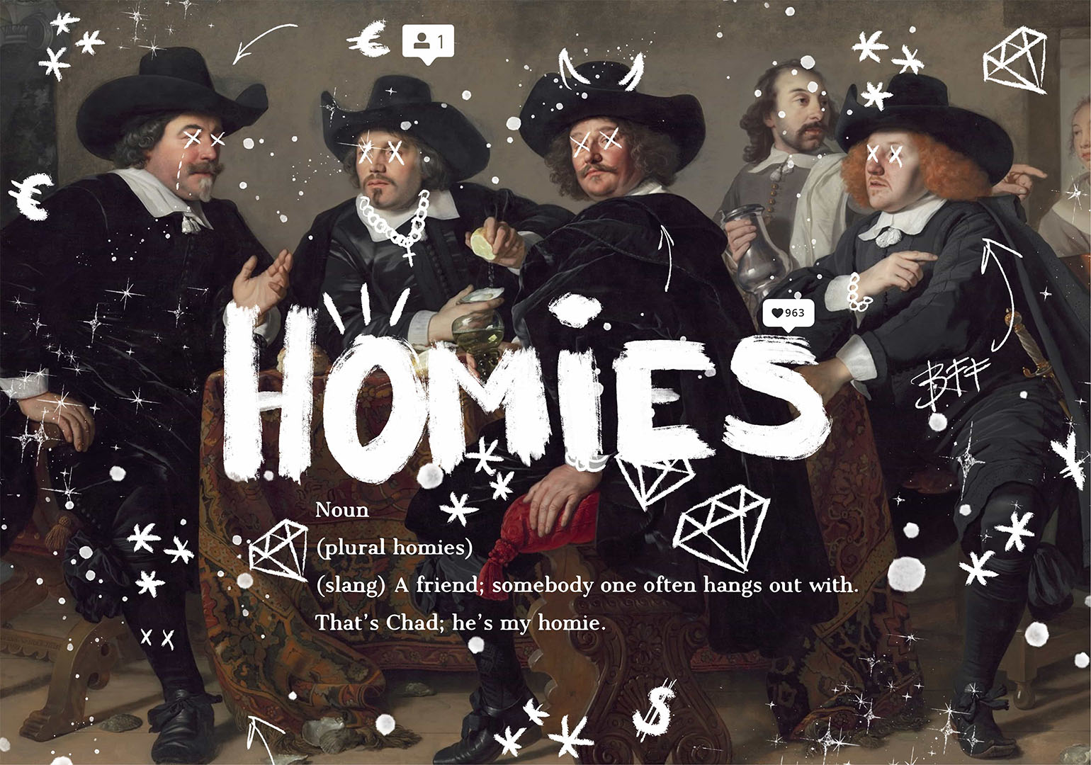 Homies poster werkkamer