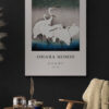 Ohara Koson - Groep zilverreigers | Poster 50x70cm woonkamer