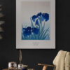 Ohara Koson - Irisbloemen | Poster in houten lijst woonkamer