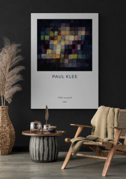 Paul Klee - Paul Klee - Oud geluid | Poster in houten lijst slaapkamer