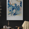 Utagawa Kuniyoshi - Huji no Yuki | Poster in houten lijst slaapkamer
