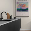 Henri-Edmond - de roze wolk | poster 50x70cm huiskamer