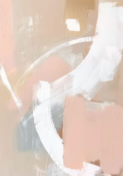 abstract neutraal poster woonkamer
