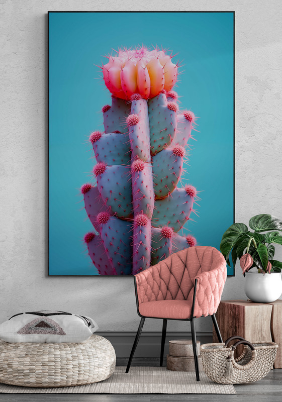 cactus III poster 50x70cm keuken