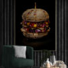 diamanten burger poster 50x70cm keuken