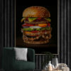 juwelen burger poster 50x70cm keuken