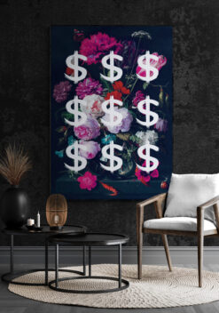 money poster 100x140cm werkkamer