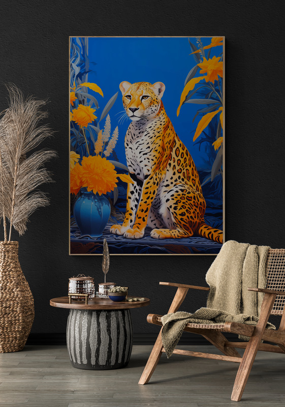tropische jaguar poster 50x70cm keuken