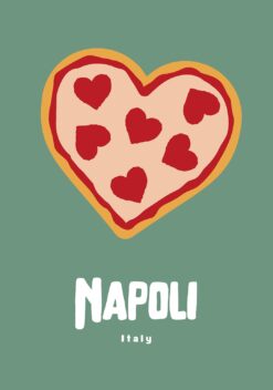 napoli poster woonkamer