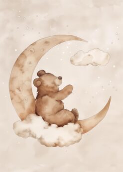 beer droom poster kinderkamer