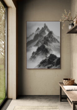 hoge bergen poster 50x70cm huiskamer