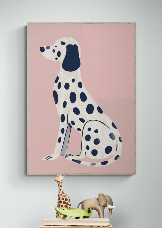 dalmatier poster 50x70cm woonkamer