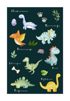 dino's poster kinderkamer