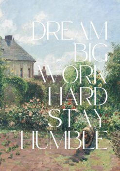 dream big poster woonkamer