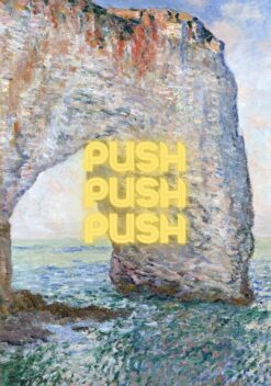 push poster woonkamer