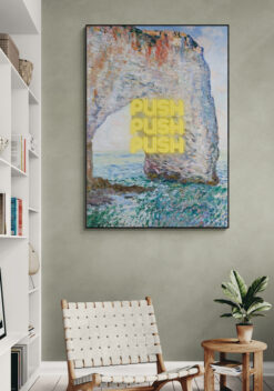 push poster 50x70cm woonkamer