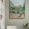 dream big poster in houten lijst woonkamer