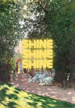 shine poster woonkamer