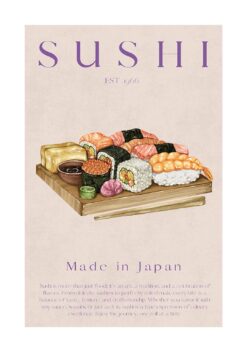 sushi No.2 poster keuken